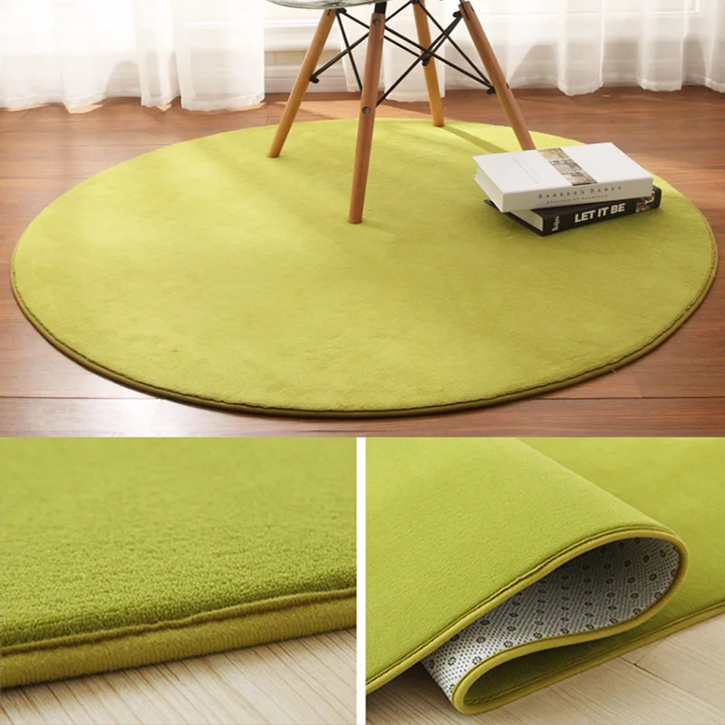 VIKAMA Cute Round Carpet Bedroom Full Simple Living Room Yoga Floor Mat Rattan Chair Swivel Chair Bedside Cushion Home Decora
VIKAMA Cute Round Carpet Bedroom Full Simple Living Room Yoga Floor Mat Rattan Chair Swivel Chair Bedside Cushion Home Decora