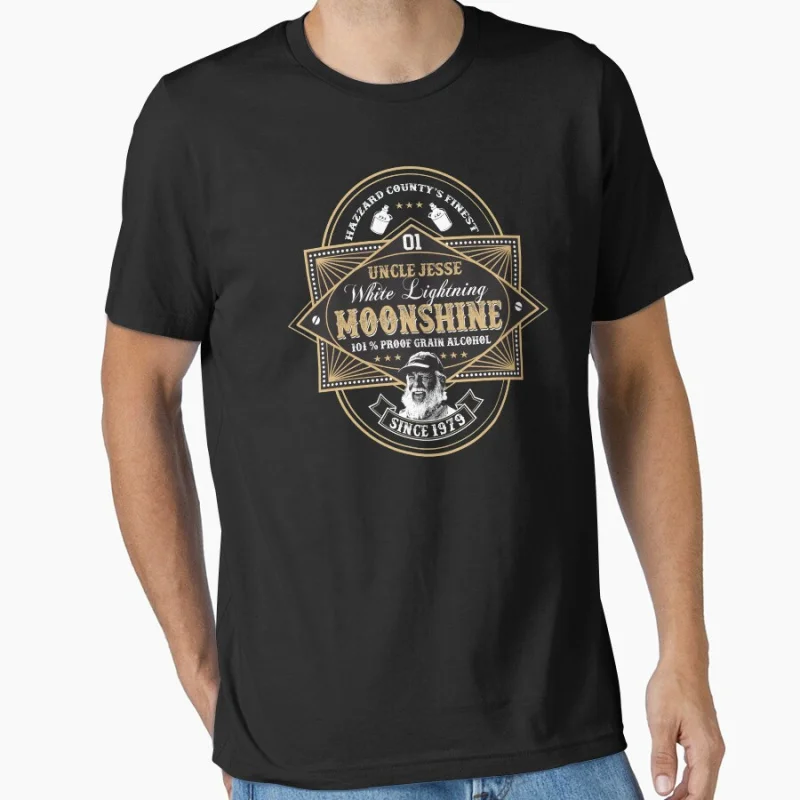 Uncle Jesse Moonshine 80s Retro movie Gift t shirt The Dukes Of Hazzard Graphic clothes All size Tops 100% cotton tee
Uncle Jesse Moonshine 80s Retro movie Gift t shirt The Dukes Of Hazzard Graphic clothes All size Tops 100% cotton tee