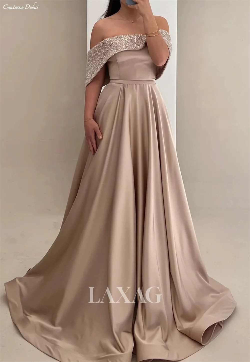 Вечернее платье Contessa на заказ, платье для выпускного вечера, вечернее платье, вечернее платье, жемчужное атласное платье с пышными рукавами, платье подружки невесты, свадебное платье для гостей
Вечернее платье Contessa на заказ, платье для выпускного вечера, вечернее платье, вечернее платье, жемчужное атласное платье с пышными рукавами, платье подружки невесты, свадебное платье для гостей