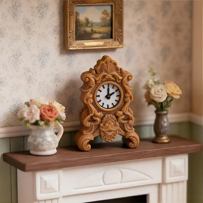 1Pcs 1:12 Scale Dollhouse Miniature Clock Retro Replica Table and Floor Clock for Collector House Display Decor
1Pcs 1:12 Scale Dollhouse Miniature Clock Retro Replica Table and Floor Clock for Collector House Display Decor