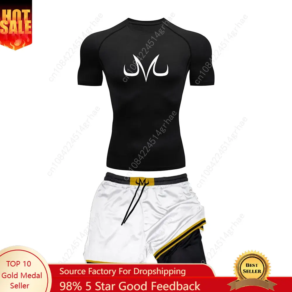 Men's Running Tracksuit Anime Print Training Fitness Sportswear Set Compression Leggings Sport Gym Performance Shorts Rash Guard
Men's Running Tracksuit Anime Print Training Fitness Sportswear Set Compression Leggings Sport Gym Performance Shorts Rash Guard