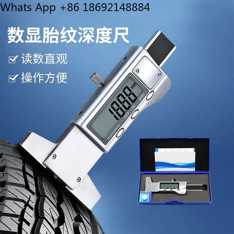 Industrial Grade Electronic Digital Display Tire Pattern Depth Caliper 0-25mm for All Vehicles All Metal Construction
Industrial Grade Electronic Digital Display Tire Pattern Depth Caliper 0-25mm for All Vehicles All Metal Construction