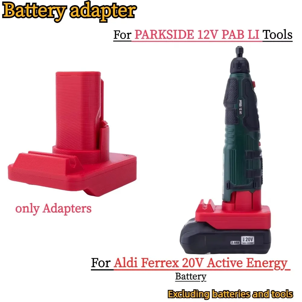 Battery Adapter/Converter for Aldi Ferrex 20V Active Energy Li-ion Battery TO PARKSIDE PFBS 12V PAB LI Power Tools Accessory
Battery Adapter/Converter for Aldi Ferrex 20V Active Energy Li-ion Battery TO PARKSIDE PFBS 12V PAB LI Power Tools Accessory