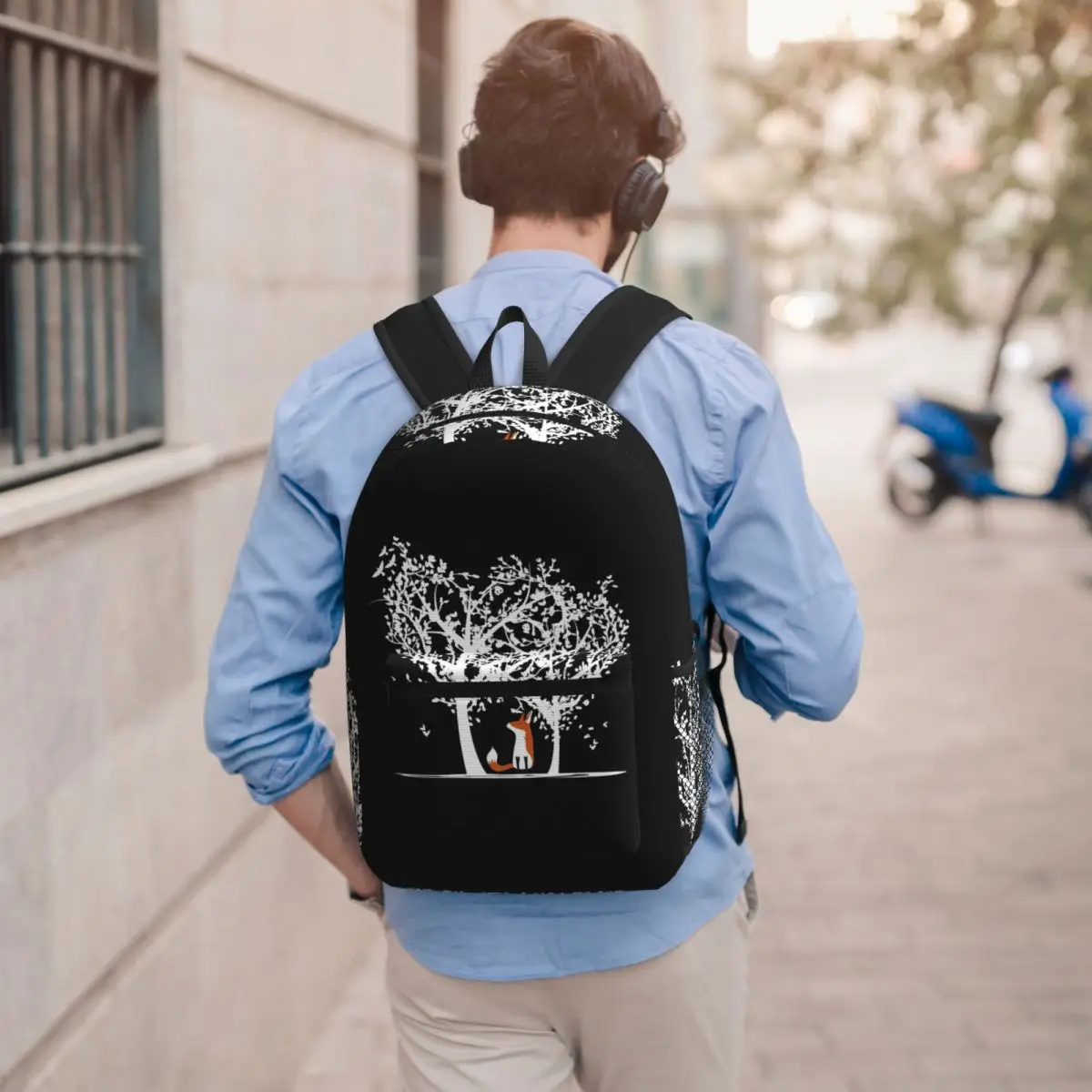 Lonely Fox Under Love Flowers Tree Backpack Boys Girls BookBag Children School Bag Computer Shoulder Bags for Men Women
Lonely Fox Under Love Flowers Tree Backpack Boys Girls BookBag Children School Bag Computer Shoulder Bags for Men Women