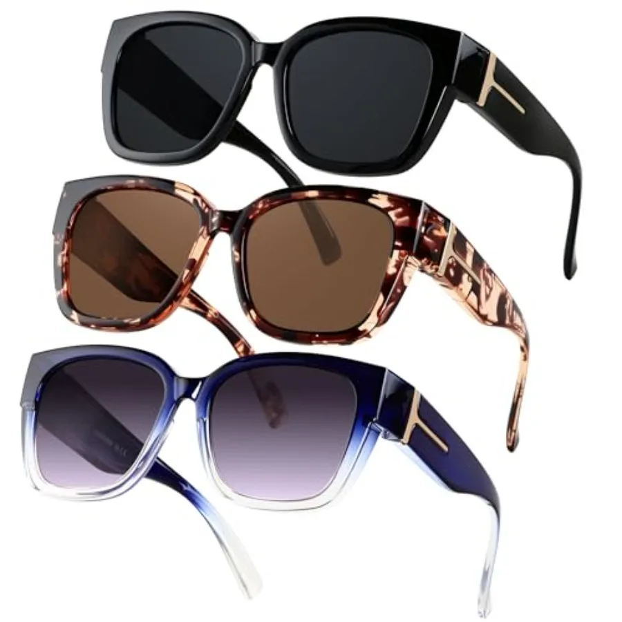 Polarized Sunglasses Fit Over Glasses for Women Men Oversized Square Shades UV400 Protection
Polarized Sunglasses Fit Over Glasses for Women Men Oversized Square Shades UV400 Protection