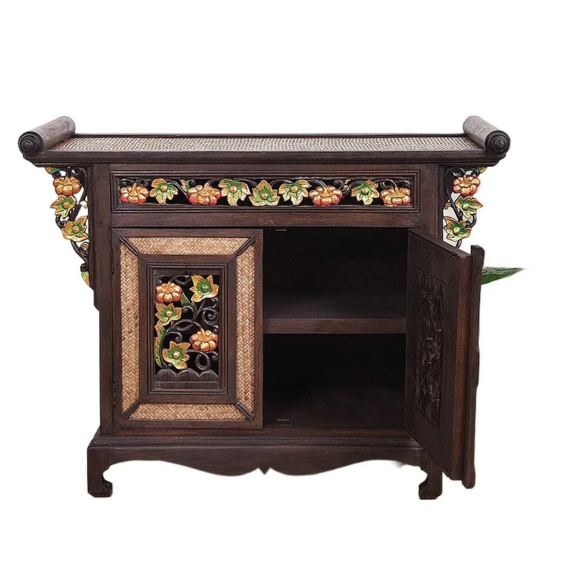 Solid wood entrance cabinet, household Buddhist platform, supply platform
Solid wood entrance cabinet, household Buddhist platform, supply platform