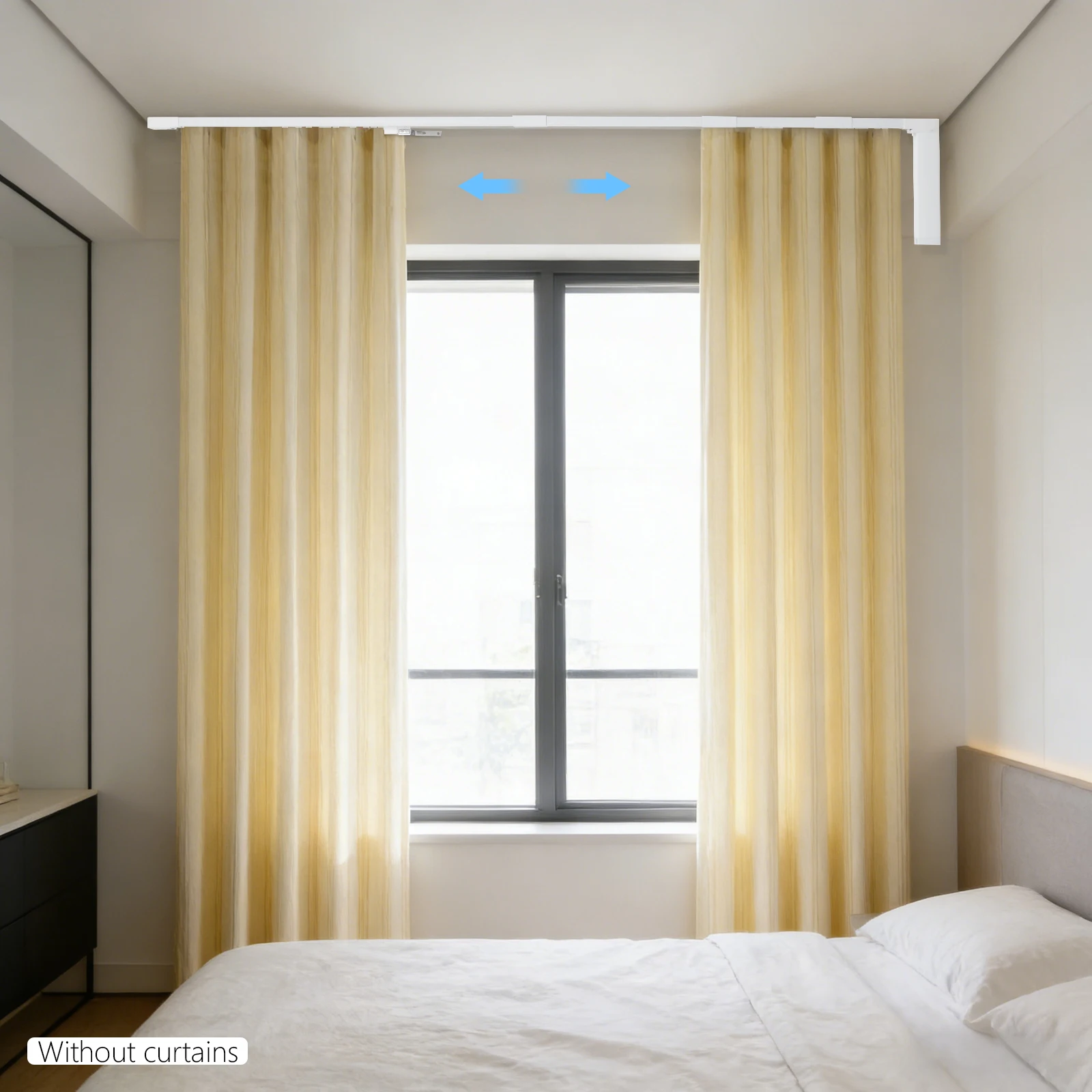 Electric Curtain Rail with Remote Control Electric Curtain Track Motorized Curtain Track for Bedrooms Offices Meeting Rooms
Electric Curtain Rail with Remote Control Electric Curtain Track Motorized Curtain Track for Bedrooms Offices Meeting Rooms