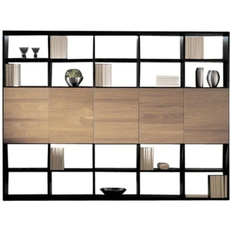 Walnut color bookcase bookshelf shelf living room partition cabinet creative bookshelf
Walnut color bookcase bookshelf shelf living room partition cabinet creative bookshelf