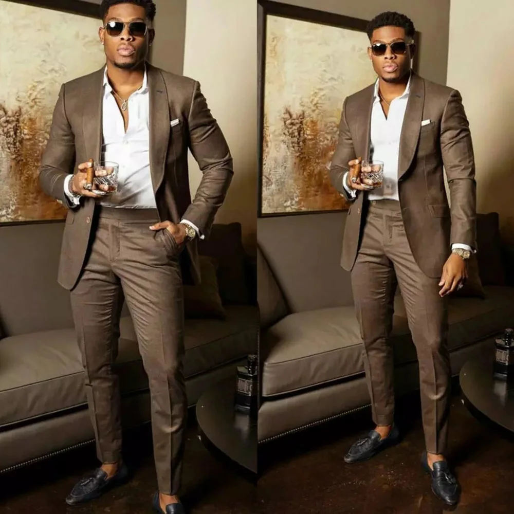 2024 Men Suits Blazer Luxury Fashion Two Piece Jacket Pants Khaki Masculino Slim Fit Terno Elegant Costume Hombres Custom
2024 Men Suits Blazer Luxury Fashion Two Piece Jacket Pants Khaki Masculino Slim Fit Terno Elegant Costume Hombres Custom