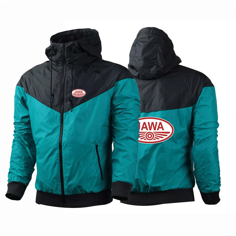 JAWA Motorcycle Men Spring and Autumn Thin Windproof Casual Hooded Color Matching Fashion Printing Five-Color Windbreaker Coat
JAWA Motorcycle Men Spring and Autumn Thin Windproof Casual Hooded Color Matching Fashion Printing Five-Color Windbreaker Coat