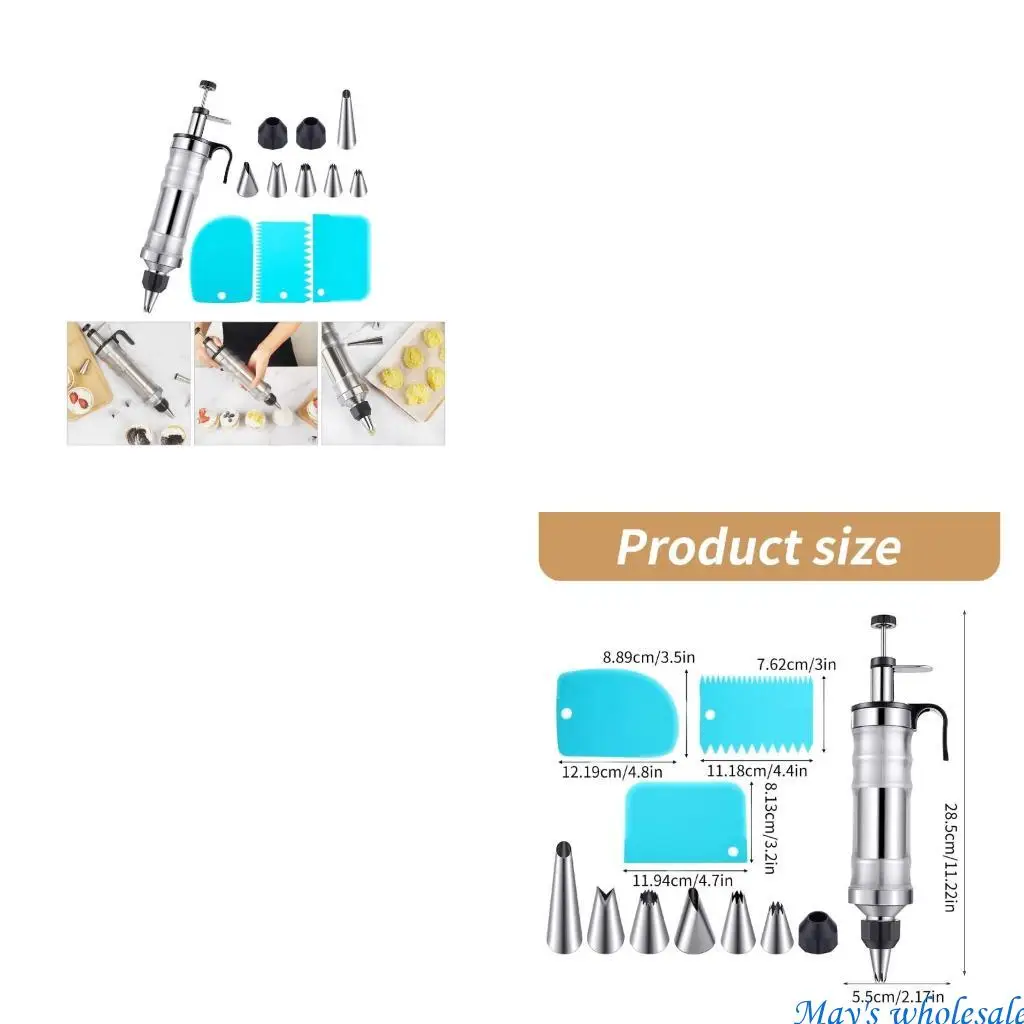 Decoration Guns Set Dessert Syringes Cake Decorating Nozzle Cookie 448A
Decoration Guns Set Dessert Syringes Cake Decorating Nozzle Cookie 448A