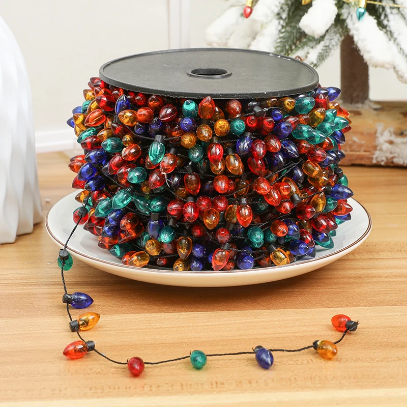 5yard No Light Christmas Decoration Light String DIY Color Bulb Ornaments Christmas Tree Hanging Pendant Xmas Home New Year 2025
5yard No Light Christmas Decoration Light String DIY Color Bulb Ornaments Christmas Tree Hanging Pendant Xmas Home New Year 2025