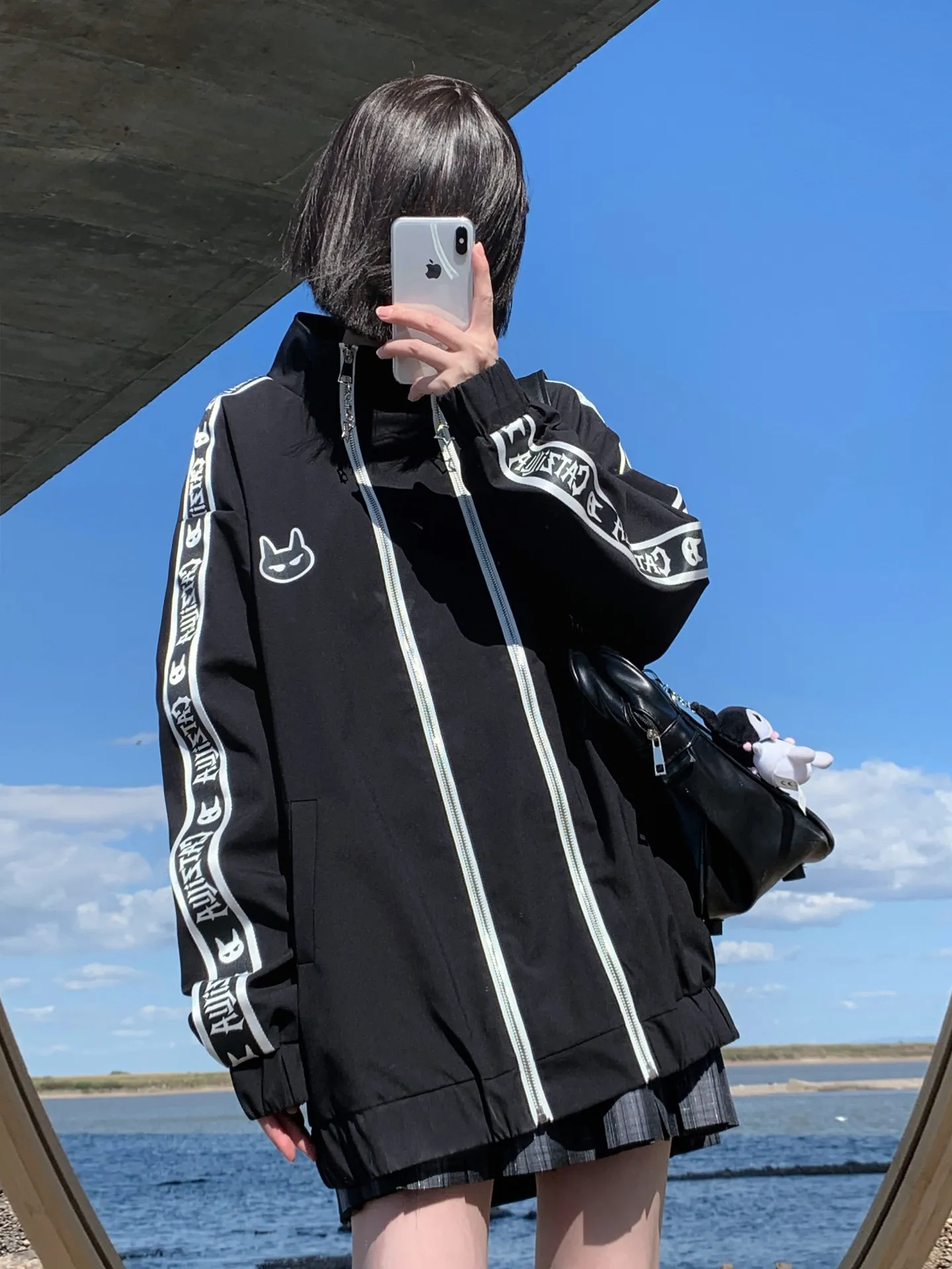 Japanese Original Double Zipper Stand-up Collar Dark Coat Millennial Spice Girl Subculture Y2k Loose Sportswear Cute Clothes
Japanese Original Double Zipper Stand-up Collar Dark Coat Millennial Spice Girl Subculture Y2k Loose Sportswear Cute Clothes