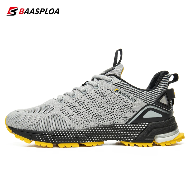 Baasploa Men Running Shoes Lightweight Sport Shoes for Men Mesh Breathable Casual Sneakers Non-Slip Outdoor New Arrival
Baasploa Men Running Shoes Lightweight Sport Shoes for Men Mesh Breathable Casual Sneakers Non-Slip Outdoor New Arrival