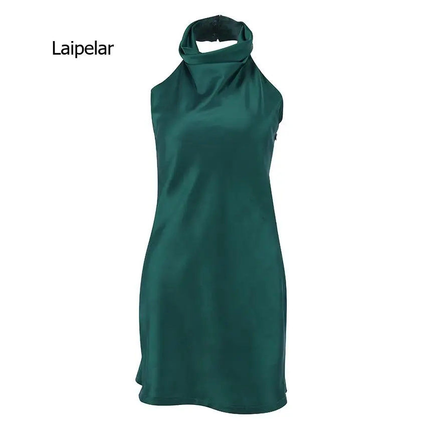 Sexy Backless Halter Dresses Satin French Style High Waist Prom Split Women Dress Silk Mini Party Bodycon Dress 2022 Summer
Sexy Backless Halter Dresses Satin French Style High Waist Prom Split Women Dress Silk Mini Party Bodycon Dress 2022 Summer