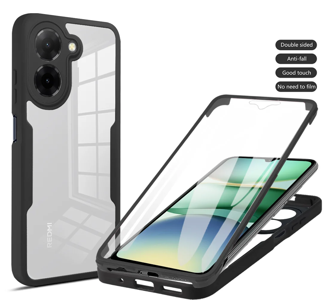 360° Full Body Case for Xiaomi Redmi A5 4G Poco C71 Screen Protection Flim Silicone Hard Shockproof Phone Cover RedmiA5 PocoC71
360° Full Body Case for Xiaomi Redmi A5 4G Poco C71 Screen Protection Flim Silicone Hard Shockproof Phone Cover RedmiA5 PocoC71