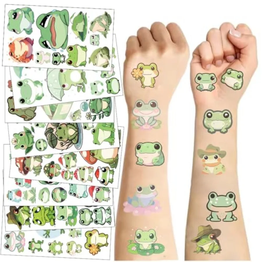 Limited-time special offer 0 Sheets Frog Temporary Tattoos Birthday Themed Party Supplies Decoration Favors Cartoon Cute Animal
Limited-time special offer 0 Sheets Frog Temporary Tattoos Birthday Themed Party Supplies Decoration Favors Cartoon Cute Animal
