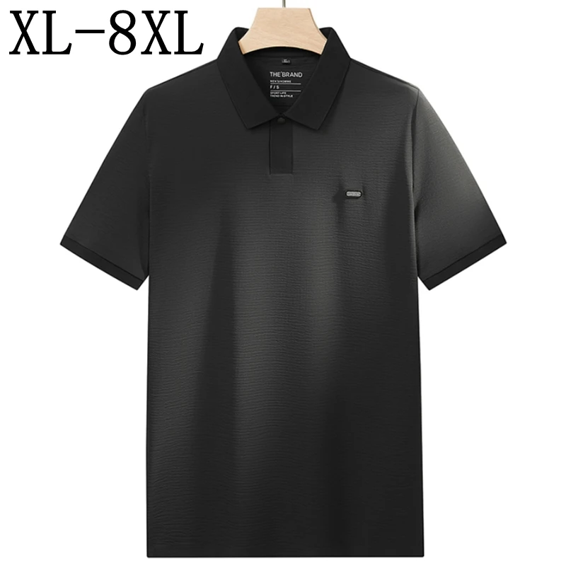 8XL 7XL 6XL 2026 New Summer High End Luxury Polo Shirt Man Tops Tees Casual Loose Mens Polos Shirts Lapel camiseta masculina
8XL 7XL 6XL 2026 New Summer High End Luxury Polo Shirt Man Tops Tees Casual Loose Mens Polos Shirts Lapel camiseta masculina