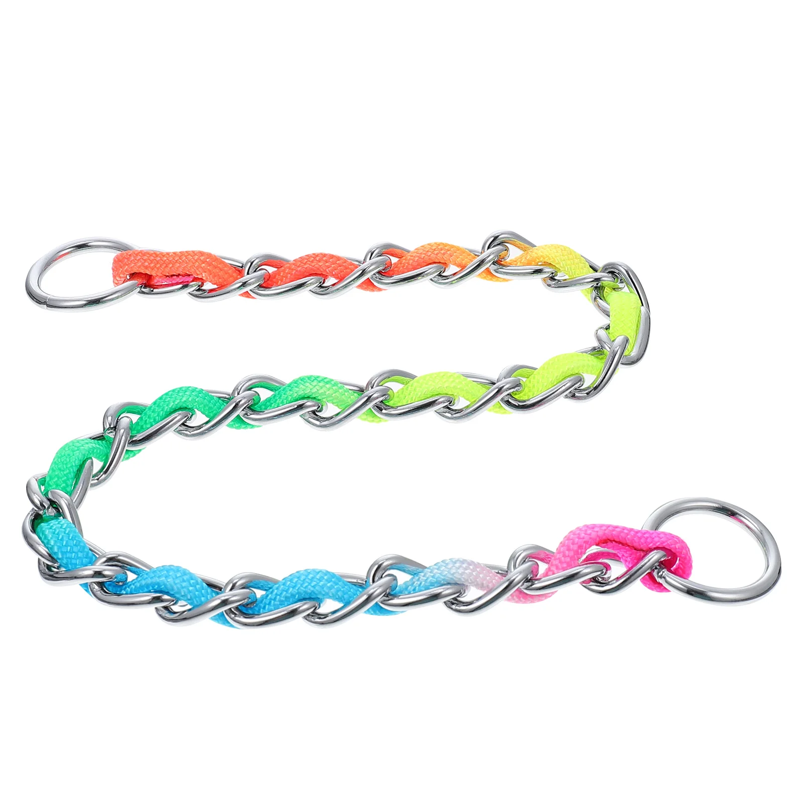 Iron Nylon Rope Chain Pet Leash Seven Colors Durable Anti Rust Strong Obedience Walking Daily Use Supply
Iron Nylon Rope Chain Pet Leash Seven Colors Durable Anti Rust Strong Obedience Walking Daily Use Supply