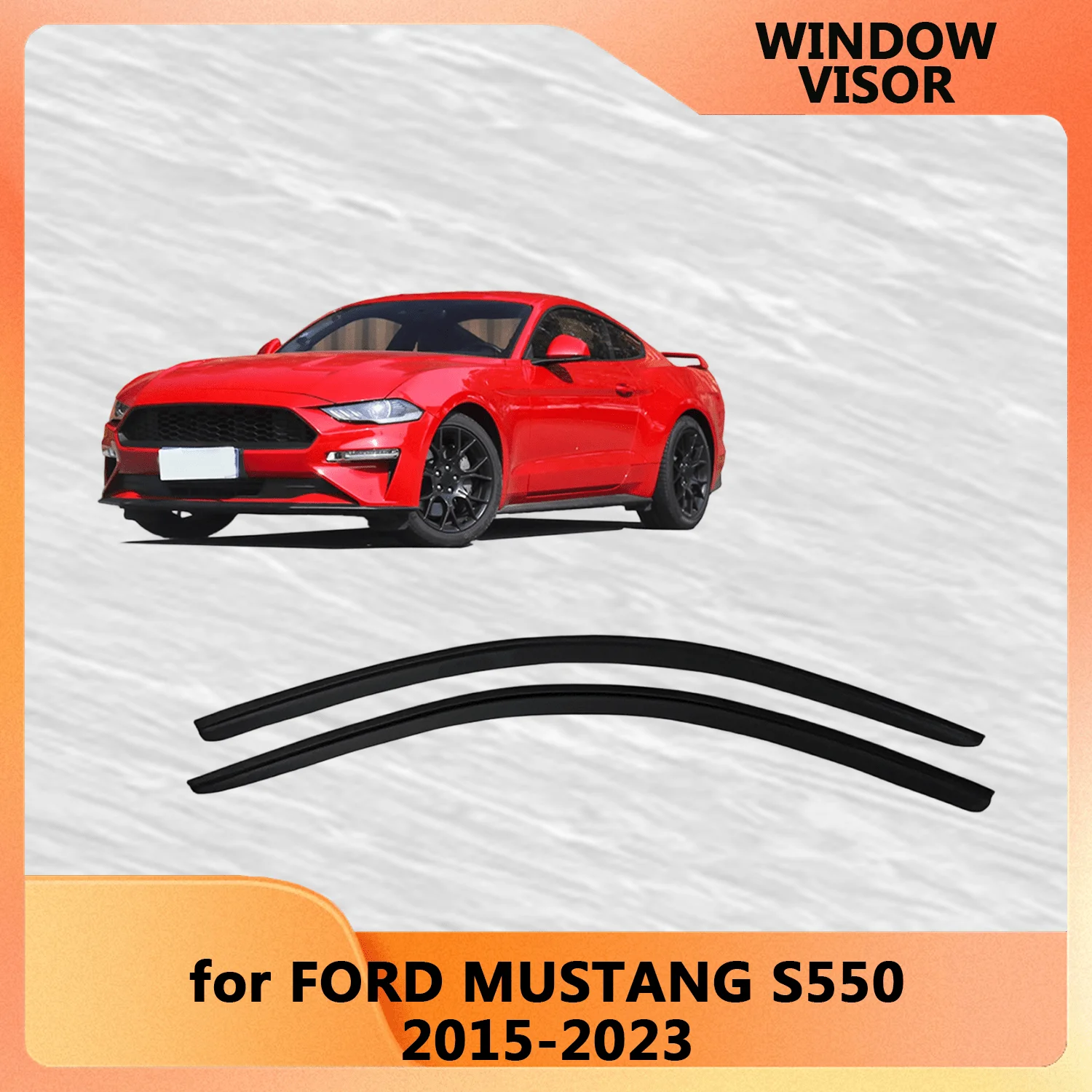 Window Visor for FORD MUSTANG S550 2015-2017 2018 2019 2020 2021-2023 Weathershied Door Visor Wind Sun Rain Guards Side Window
Window Visor for FORD MUSTANG S550 2015-2017 2018 2019 2020 2021-2023 Weathershied Door Visor Wind Sun Rain Guards Side Window