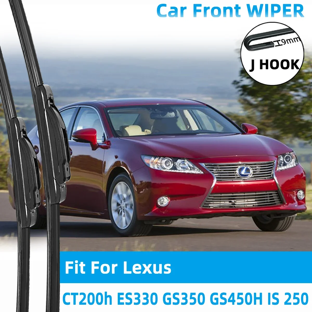 Front Wiper Accessorie Double Rubber Car Wipers for Lexus CT200h ES330 ES350 GS350 GS450H IS 250 2004-2020 Brushes New Upgraded
Front Wiper Accessorie Double Rubber Car Wipers for Lexus CT200h ES330 ES350 GS350 GS450H IS 250 2004-2020 Brushes New Upgraded