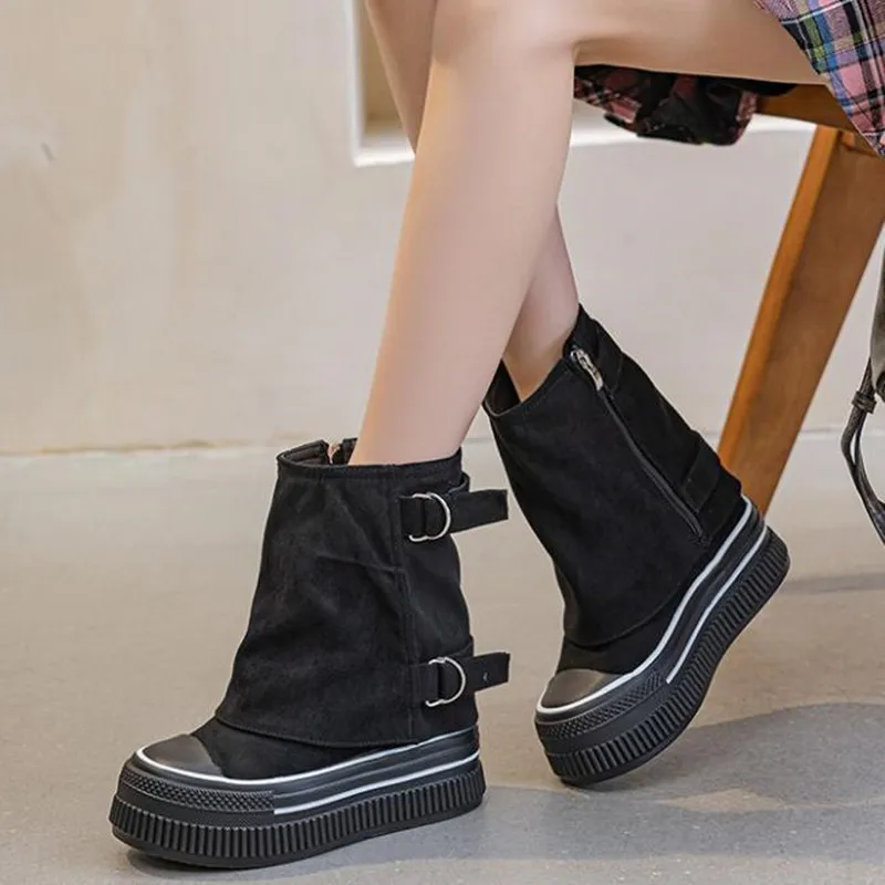 Women Ankle Boots 13cm Platform Heel Booties Denim Comfortable Black 2026 Autumn Women Fashion Boots Mid Calf Winter Warm Shoes
Women Ankle Boots 13cm Platform Heel Booties Denim Comfortable Black 2026 Autumn Women Fashion Boots Mid Calf Winter Warm Shoes
