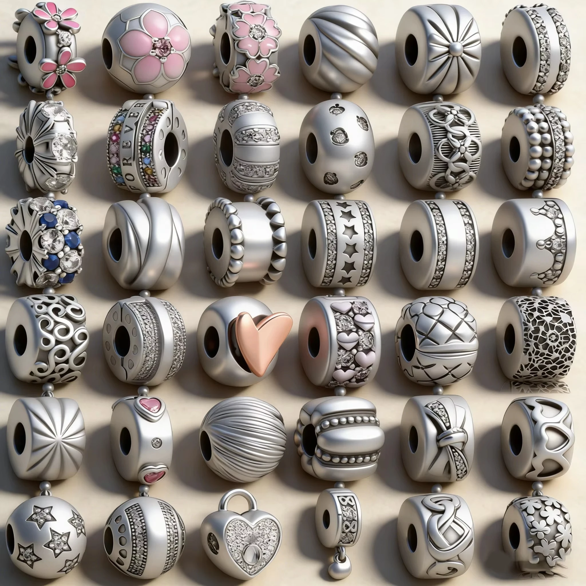 Sparkling Fixed Clip Charm Beads Dangle Original Fit Silver Bracelet & Necklace Making DIY Jewelry Kit for Women - Hot Sale Gift
Sparkling Fixed Clip Charm Beads Dangle Original Fit Silver Bracelet & Necklace Making DIY Jewelry Kit for Women - Hot Sale Gift