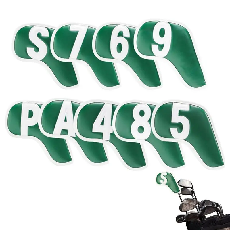Golf Club Iron Cover 9pcs PU Leather Number Tag Headcover Handmade Waterproof Golf Club Protector Protective Cover For Golf
Golf Club Iron Cover 9pcs PU Leather Number Tag Headcover Handmade Waterproof Golf Club Protector Protective Cover For Golf