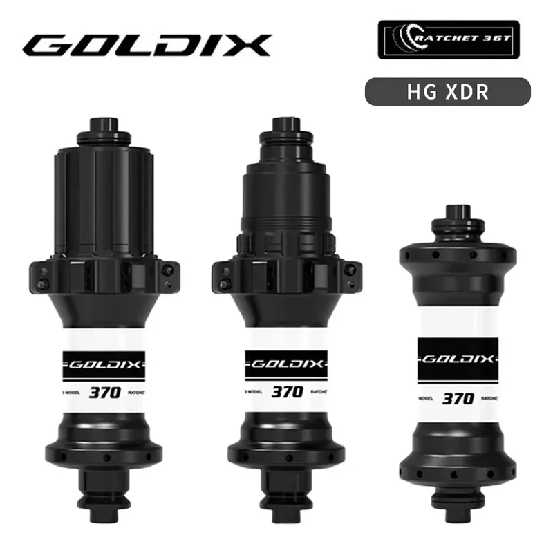 GOLDIX R370 20/24 Hole 2:1 ROAD Hub Ultra Light Hub Straight Pull V-Brake Quick Release 36T Ratchet Hub for HG XDR Freewheel
GOLDIX R370 20/24 Hole 2:1 ROAD Hub Ultra Light Hub Straight Pull V-Brake Quick Release 36T Ratchet Hub for HG XDR Freewheel