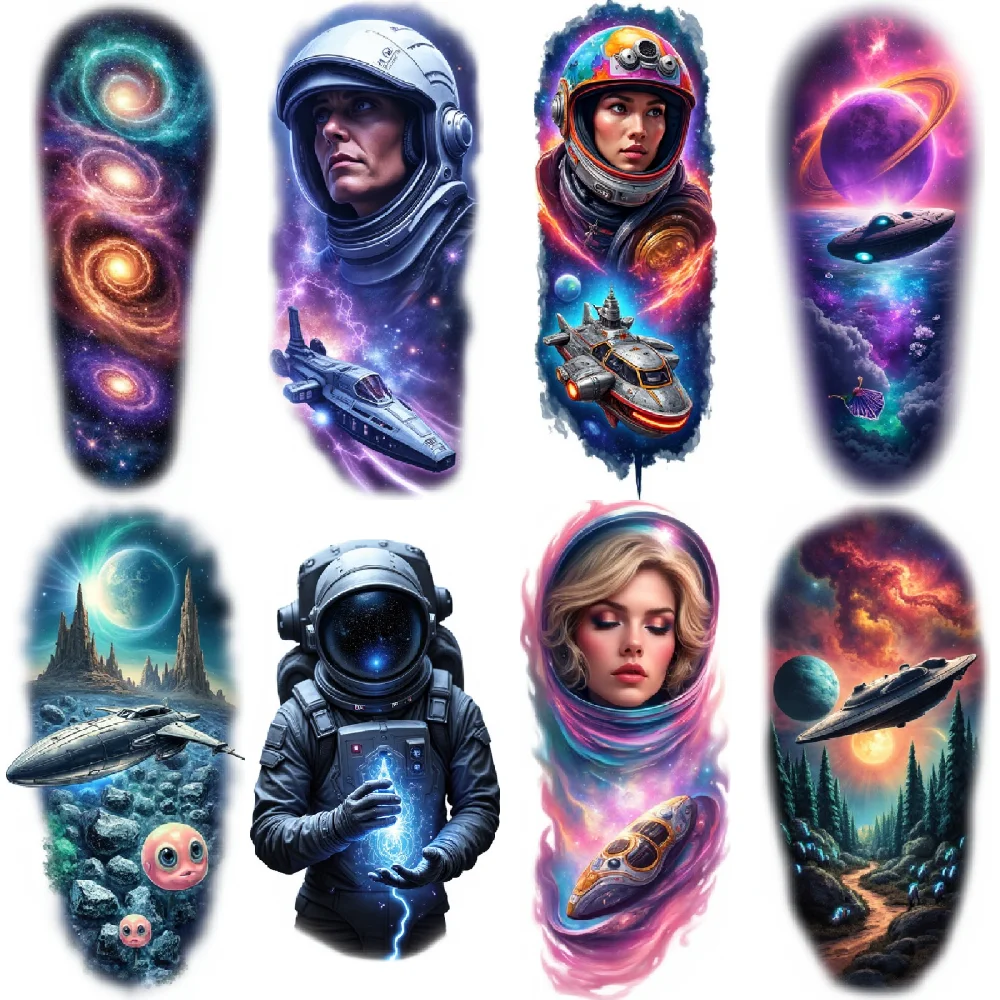 12pcs Temporary Tattoo Rocket Waterproof Long-lasting Body Stickers Alien Landscape Astronaut Realistic Temporary Tattoos For
12pcs Temporary Tattoo Rocket Waterproof Long-lasting Body Stickers Alien Landscape Astronaut Realistic Temporary Tattoos For
