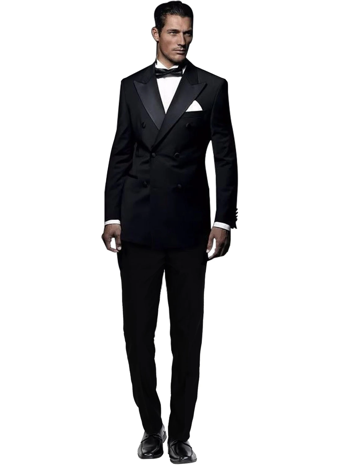 Black Men's Double Breasted 2 Pieces Suit Peak Lapel Blazer Pants Wedding Concert Birthday Party Suits Groom Tuxedos
Black Men's Double Breasted 2 Pieces Suit Peak Lapel Blazer Pants Wedding Concert Birthday Party Suits Groom Tuxedos
