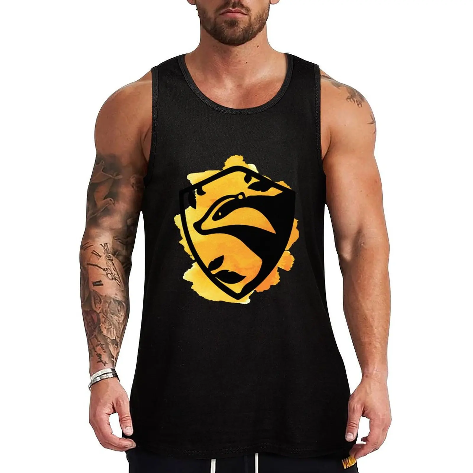 Huffle Badger Emblem Loyal Kind T-shirt Sticker Phone Case Tank Top Bodybuilding shirt sleeveless Men's t-shirts
Huffle Badger Emblem Loyal Kind T-shirt Sticker Phone Case Tank Top Bodybuilding shirt sleeveless Men's t-shirts