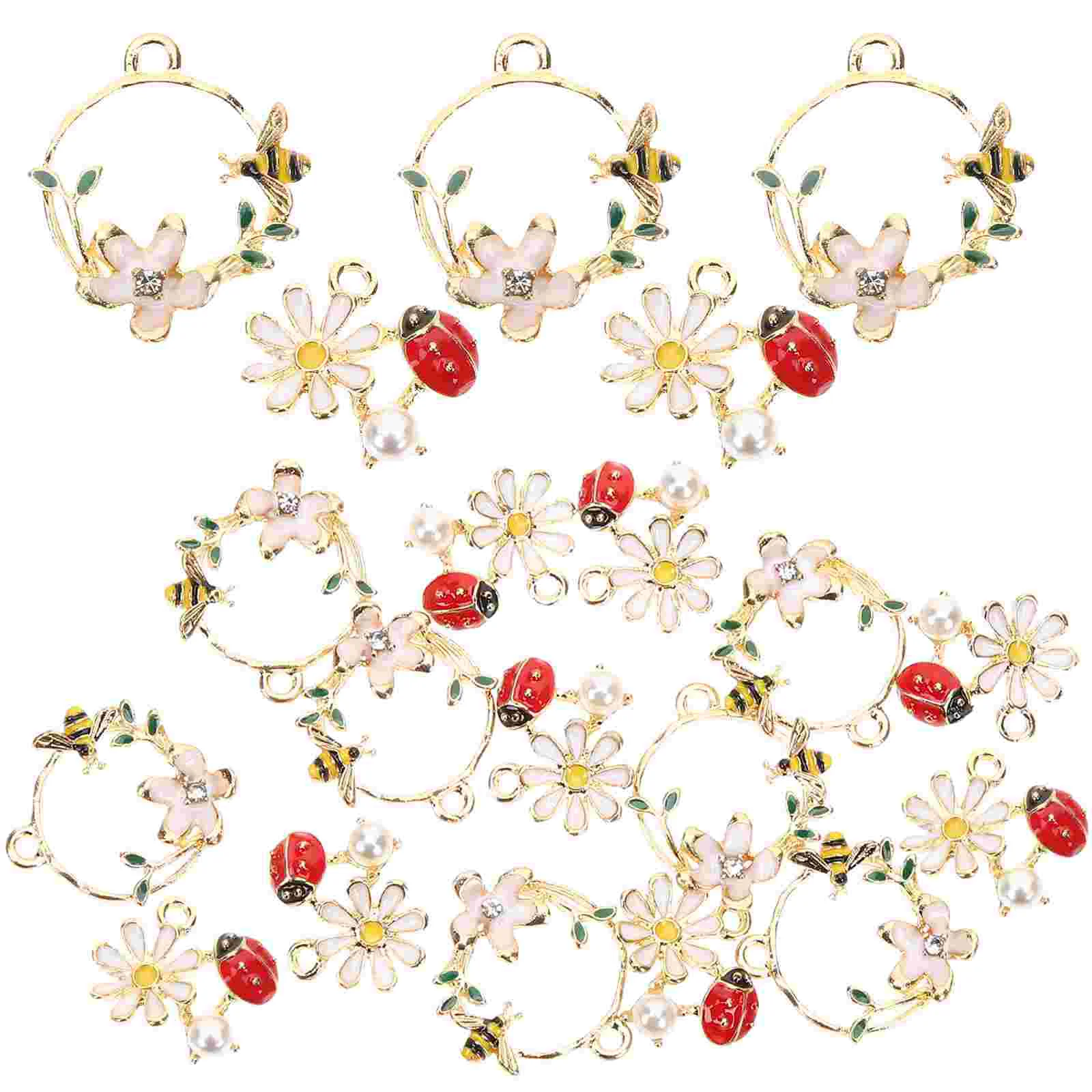 20 Pcs Ladybug DIY Pendant Charm Necklace Bracelet Charms for Jewelry Making Pendants Earring
20 Pcs Ladybug DIY Pendant Charm Necklace Bracelet Charms for Jewelry Making Pendants Earring
