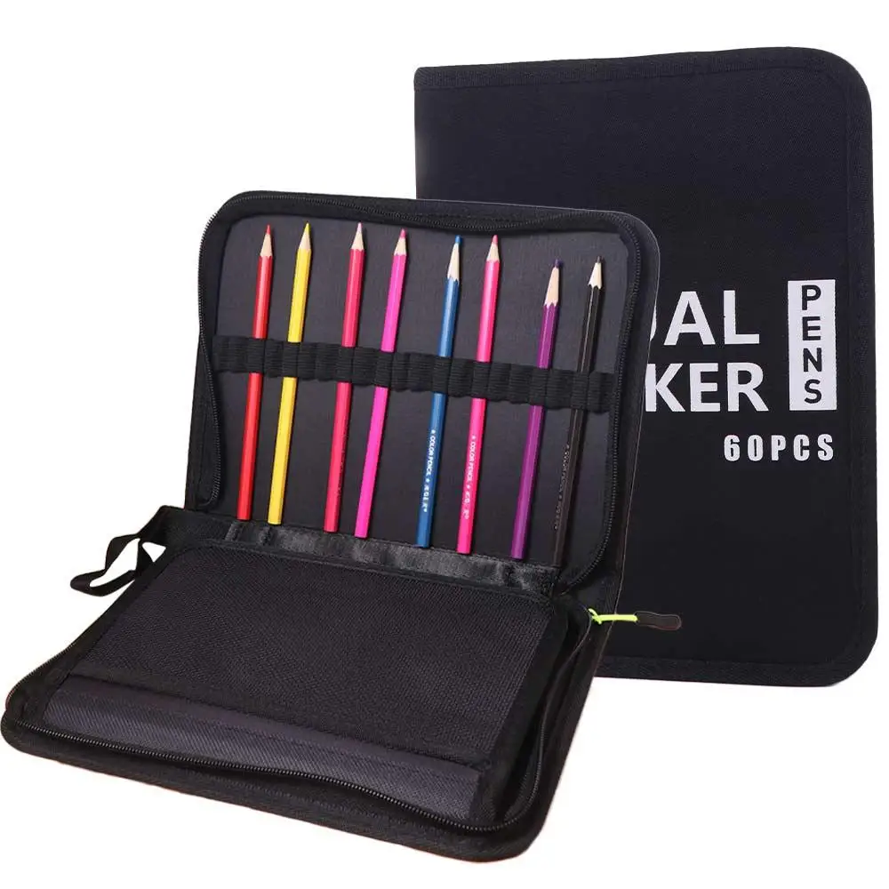 Drawing Painting Sketching Art Markers Pen Bag 60 Colors Multifunctional Zippered Slots Organizer Large Capacity Oxford Cloth
Drawing Painting Sketching Art Markers Pen Bag 60 Colors Multifunctional Zippered Slots Organizer Large Capacity Oxford Cloth