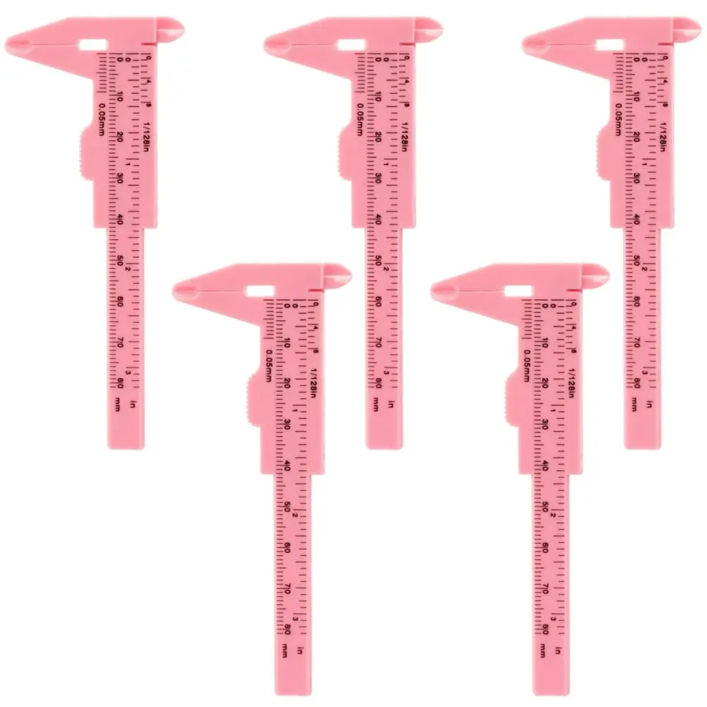 5pcs Eyebrow Spacing Ruler 80mm Plastic Calipers Lightweight Durable Portable Easy Read Scale Design Practical Makeup Supply
5pcs Eyebrow Spacing Ruler 80mm Plastic Calipers Lightweight Durable Portable Easy Read Scale Design Practical Makeup Supply