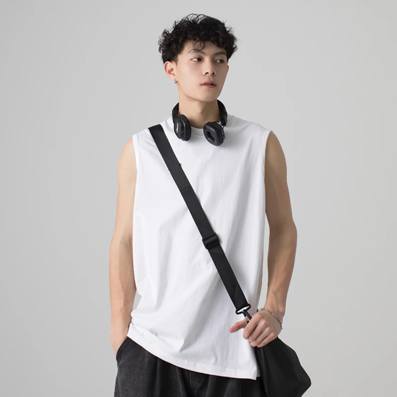 T-shirt Bottoming Shirt Cotton Loose Pullover Vest Men's Spring and Summer Tide round Neck Sports Waistcoat White Fashion Casual
T-shirt Bottoming Shirt Cotton Loose Pullover Vest Men's Spring and Summer Tide round Neck Sports Waistcoat White Fashion Casual