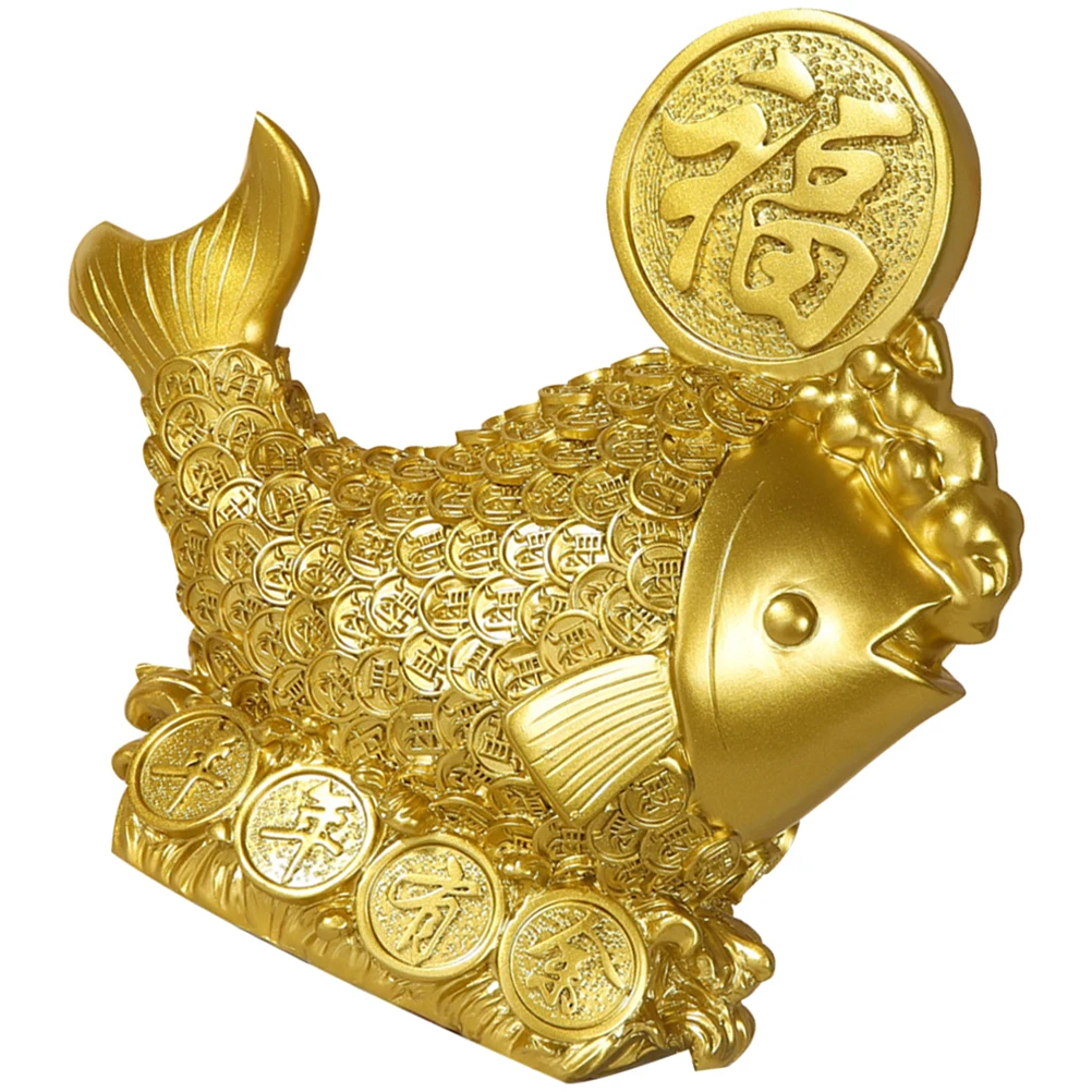 Goldfish Ornament Resin Statues Desktop Decors Auspicious Animal Shaped Wealth Symbol Small Size Craftsmanship
Goldfish Ornament Resin Statues Desktop Decors Auspicious Animal Shaped Wealth Symbol Small Size Craftsmanship