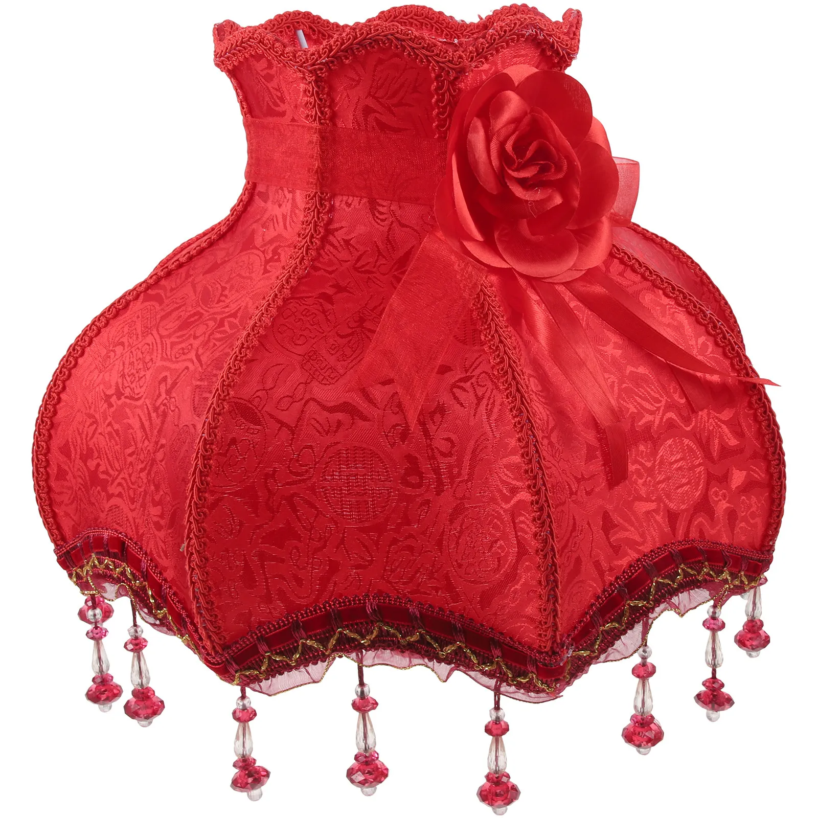 Large Fabric Lamp Shade European Vintage Style with Delicate Beads Flower Decoration Decorative Replacement Lampshade for Desk
Large Fabric Lamp Shade European Vintage Style with Delicate Beads Flower Decoration Decorative Replacement Lampshade for Desk
