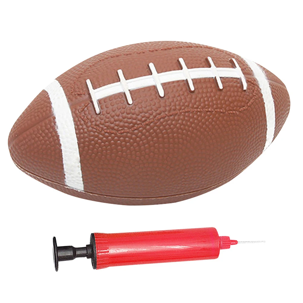 Teenagers Rugby Ball American Football Inflatable Child Footballs with Inflator Small Rugby Ball for Children Teaching
Teenagers Rugby Ball American Football Inflatable Child Footballs with Inflator Small Rugby Ball for Children Teaching