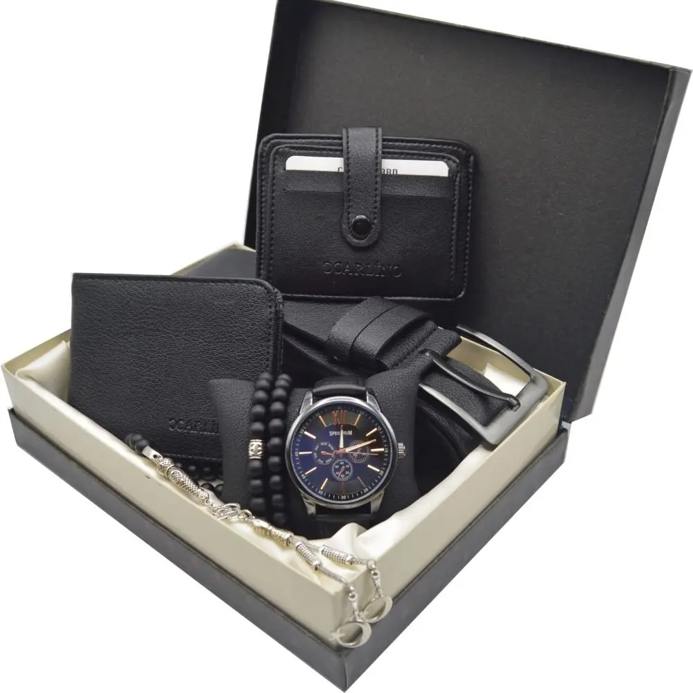 Men's Wrist watch Set-Clock-Rosary-Wallet-Belt-Credit Card Wallet-2 Wristband Gift Quality set Made in Turkey
Men's Wrist watch Set-Clock-Rosary-Wallet-Belt-Credit Card Wallet-2 Wristband Gift Quality set Made in Turkey