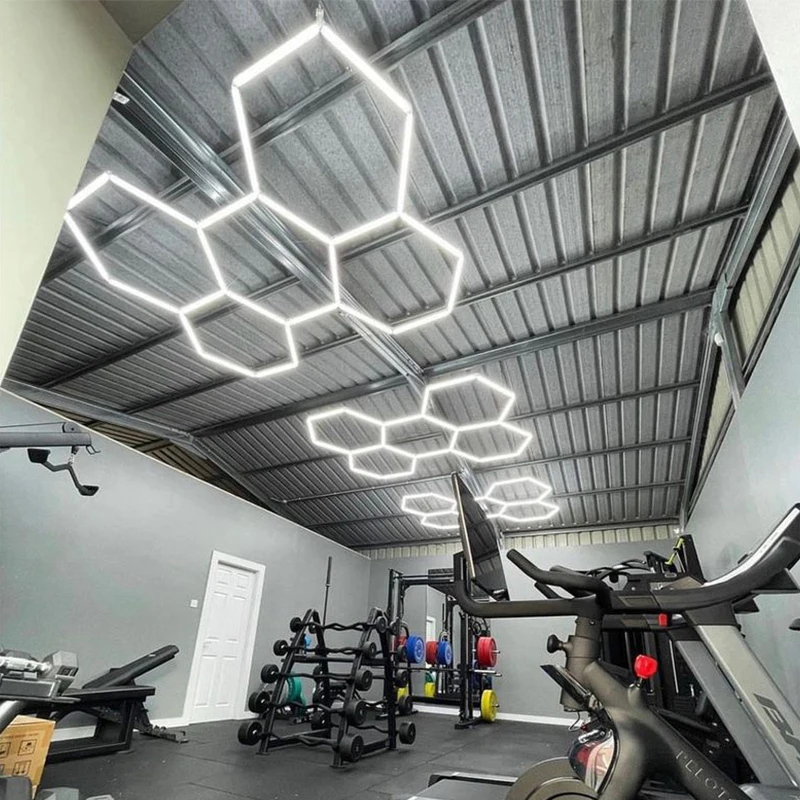 6500K Indoor Led Hexagonal Gym Showroom Lighting High Quality Garage Lights Ceiling
6500K Indoor Led Hexagonal Gym Showroom Lighting High Quality Garage Lights Ceiling