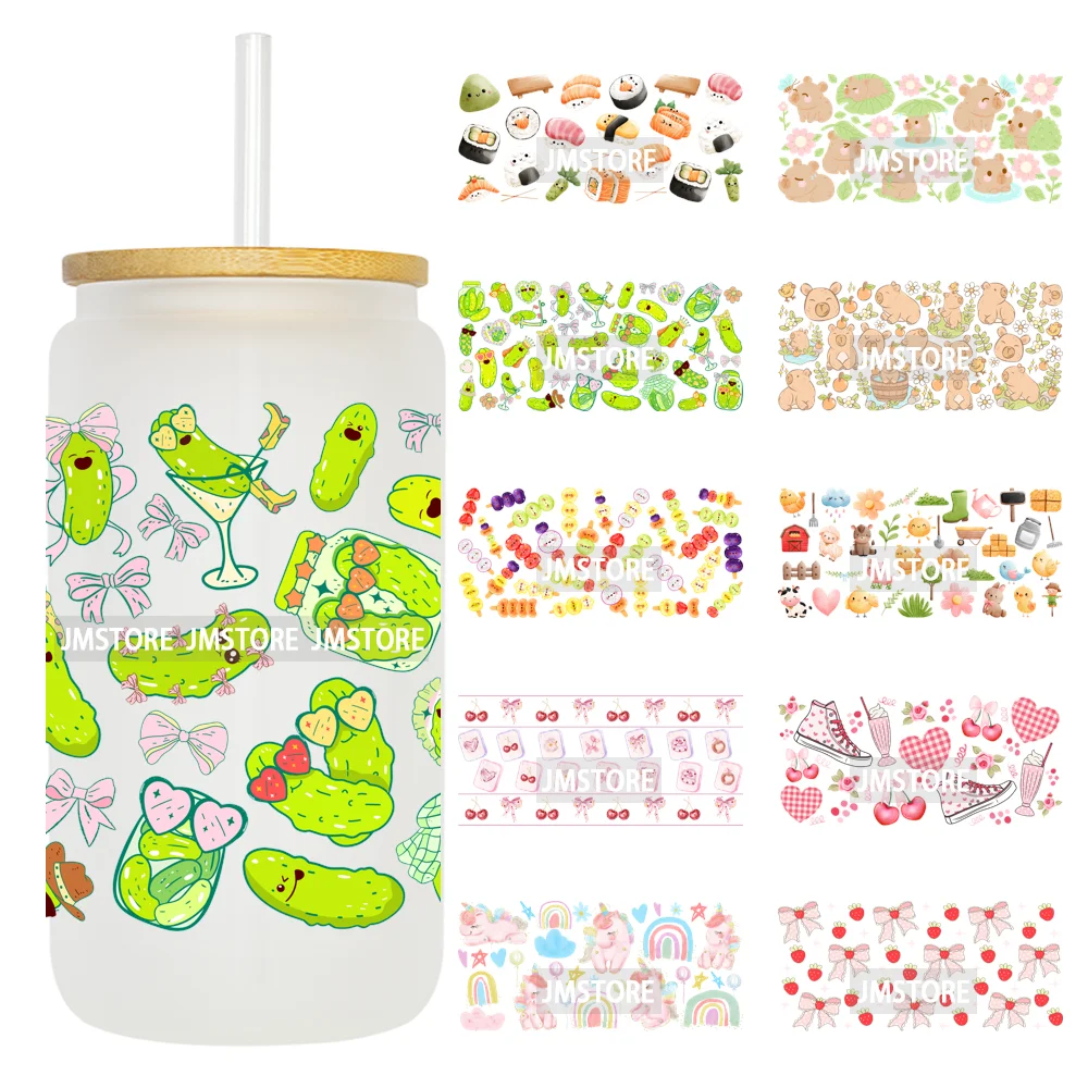 Floral Capybara Daisy Girly Cherry 16OZ UV DTF Cup Wraps Ready To Apply Waterproof Transfer Sticker For Libbey Glass Can Tumbler
Floral Capybara Daisy Girly Cherry 16OZ UV DTF Cup Wraps Ready To Apply Waterproof Transfer Sticker For Libbey Glass Can Tumbler