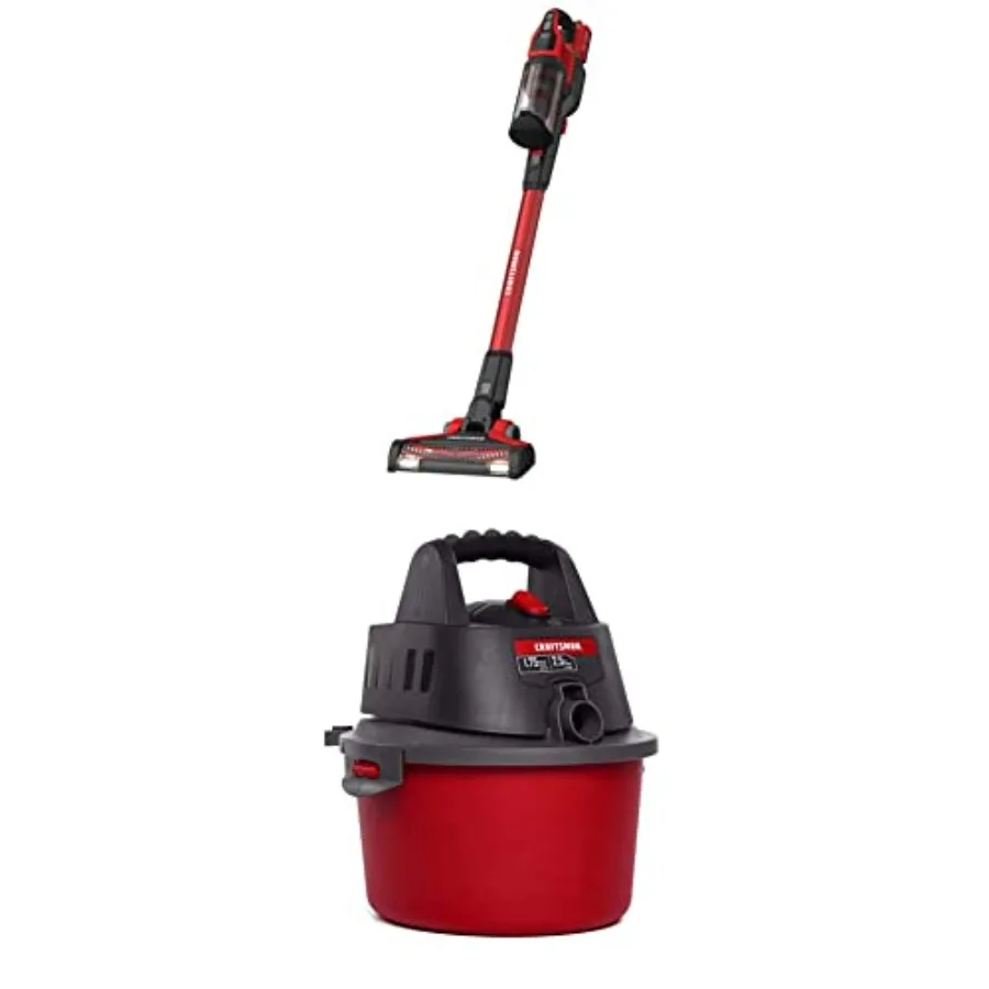 Беспроводной вертикальный пылесос V20 с портативным пылесосом для влажной/сухой уборки, 2,5 галлона, 1,75 л.с. (пиковая мощность)
Беспроводной вертикальный пылесос V20 с портативным пылесосом для влажной/сухой уборки, 2,5 галлона, 1,75 л.с. (пиковая мощность)