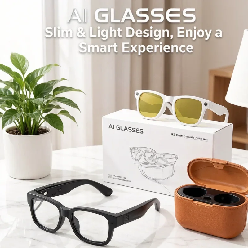 2026 High Tech Smart Glasses 4K HD AI Smart Voice Assistant Multifunctional Camera Bluetooth Call Glasses
2026 High Tech Smart Glasses 4K HD AI Smart Voice Assistant Multifunctional Camera Bluetooth Call Glasses
