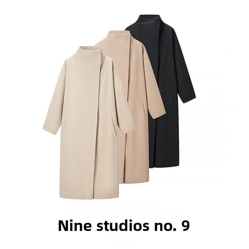 Женское длинное пальто NINE ZAR, однотонное, с высоким воротником, на пуговицах, декоративное, для повседневной носки, стандартной длины
Женское длинное пальто NINE ZAR, однотонное, с высоким воротником, на пуговицах, декоративное, для повседневной носки, стандартной длины