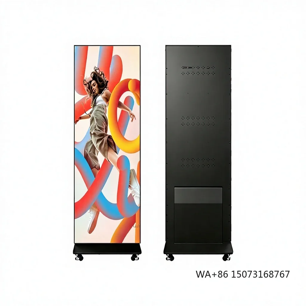 Moveable Foldable LED Poster Screen P1.5-P2.5 HDR10 1000cd Brightness IP65 Waterproof WiFi Stand 3840Hz Wall Mount Display
Moveable Foldable LED Poster Screen P1.5-P2.5 HDR10 1000cd Brightness IP65 Waterproof WiFi Stand 3840Hz Wall Mount Display