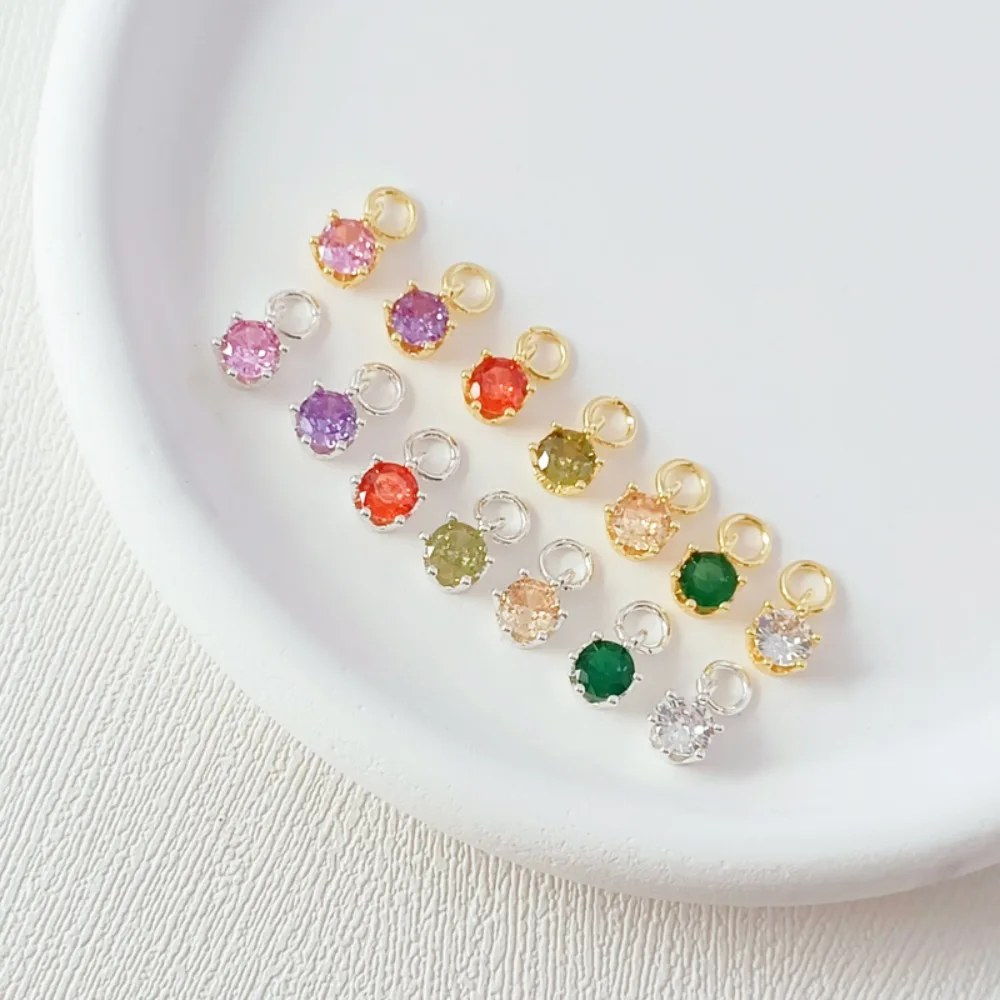 Серебряный 14-каратный позолоченный кулон с микроинкрустацией цирконом в виде короны, браслет из циркония цвета «сделай сам», ожерелье, серьги, маленький кулон
Серебряный 14-каратный позолоченный кулон с микроинкрустацией цирконом в виде короны, браслет из циркония цвета «сделай сам», ожерелье, серьги, маленький кулон