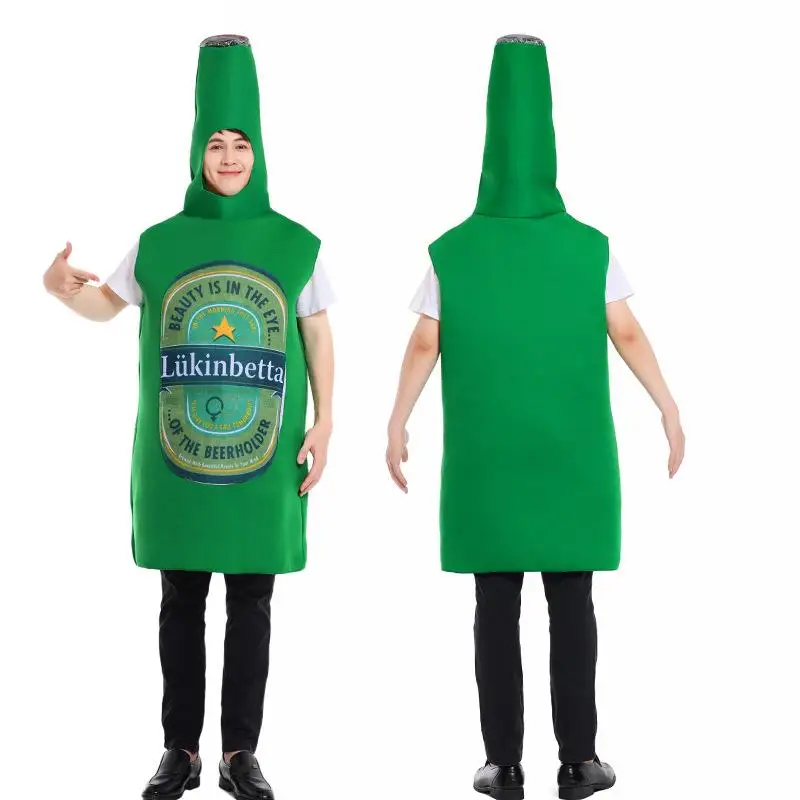 Creative loween Beer Bottle Cosplay Performance Costume Stage Suit Cosite Sponge Body Funny Costume Yue Meikai
Creative loween Beer Bottle Cosplay Performance Costume Stage Suit Cosite Sponge Body Funny Costume Yue Meikai