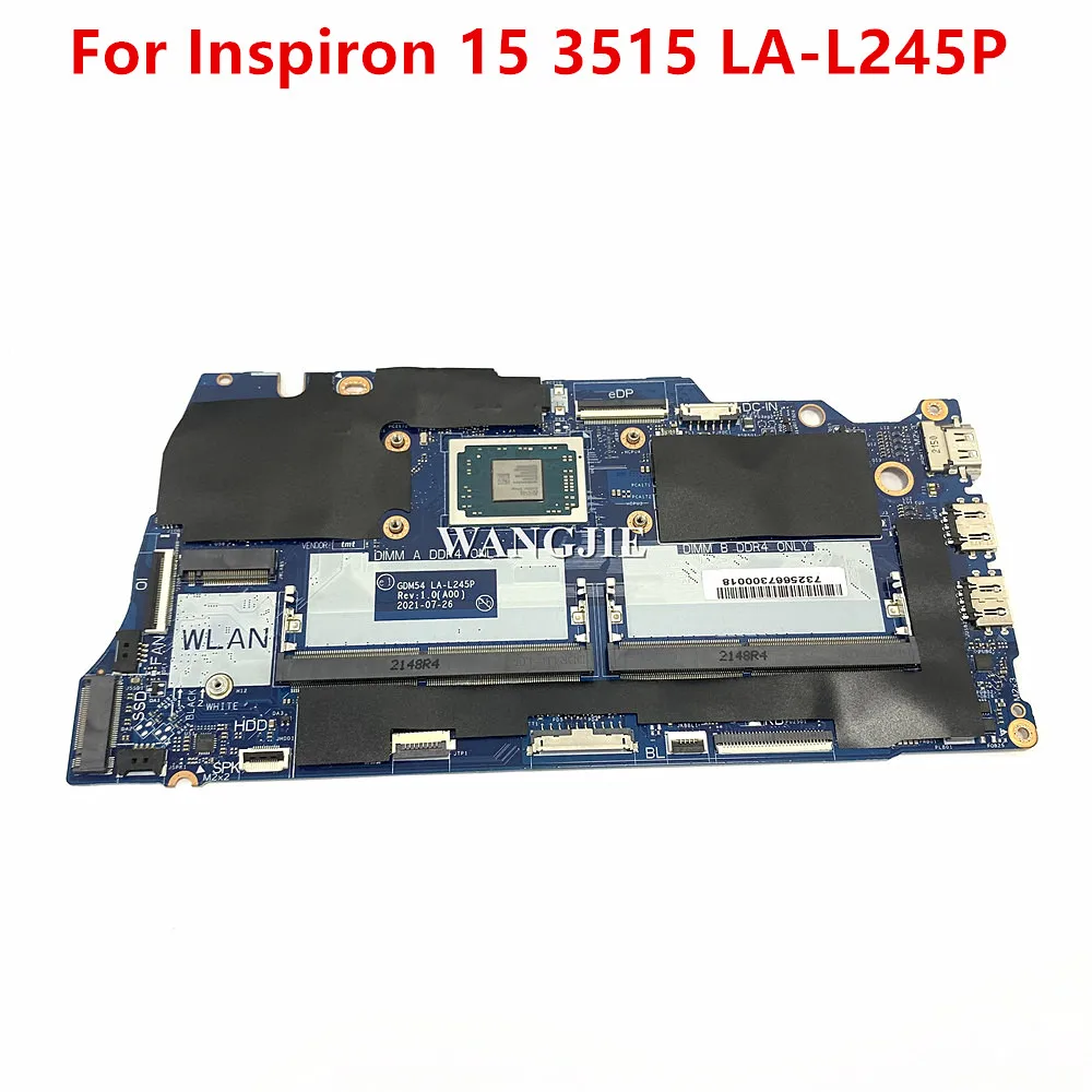 CN-0NY61F 0NY61F For DELL Inspiron 15 3515 Laptop Motherboard GDM54 LA-L245P Athlon Silver 3050U 100% Working
CN-0NY61F 0NY61F For DELL Inspiron 15 3515 Laptop Motherboard GDM54 LA-L245P Athlon Silver 3050U 100% Working