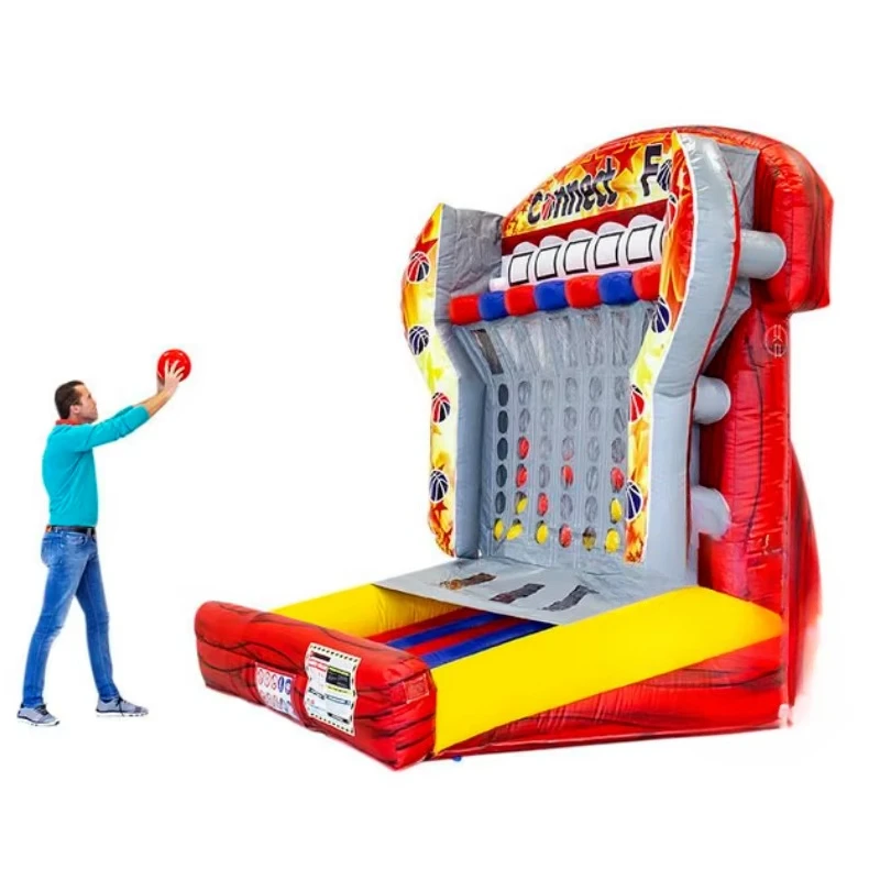 Outdoor inflatable bouncing basketball court game giant shooting toy
Outdoor inflatable bouncing basketball court game giant shooting toy
